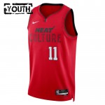 Maillot NBA Miami Heat Jaime Jaquez JR Nike 2024-25 City Edition Rouge Swingman - Enfant